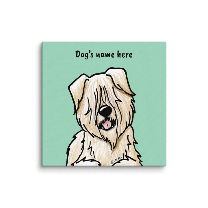 Personalized KiniArt Wheaten Terrier Canvas Print product image (2)