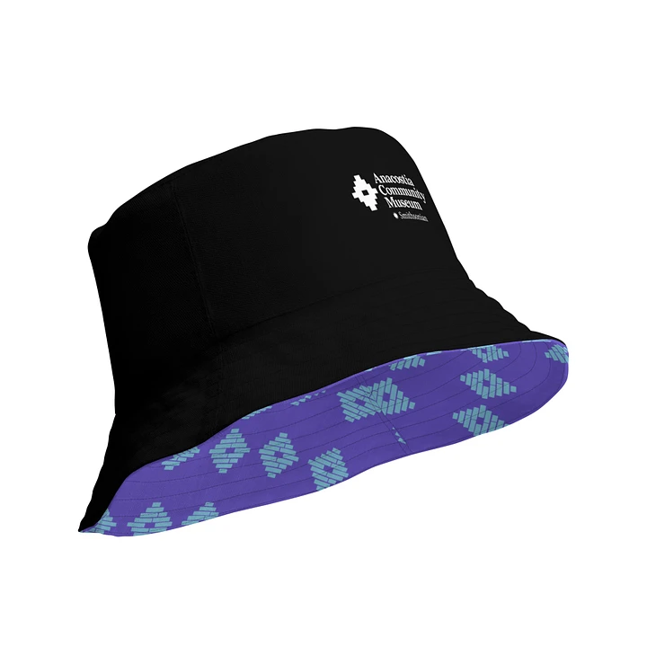 Anacostia Community Museum Reversible Bucket Hat (Purple/Blue) product image (2)