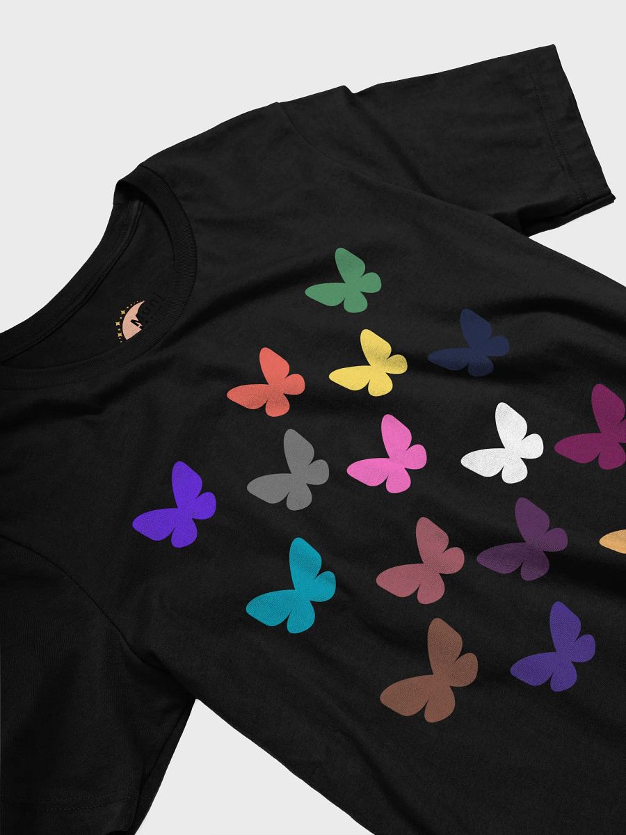 Warm Butterfly Cozy Aesthetic Tee - Fall Colors Comfort Shirt product image (3)