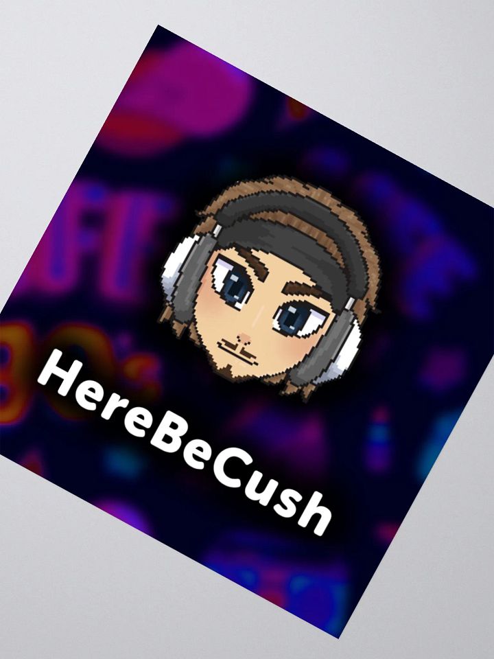 HereBeCush Sticker product image (2)