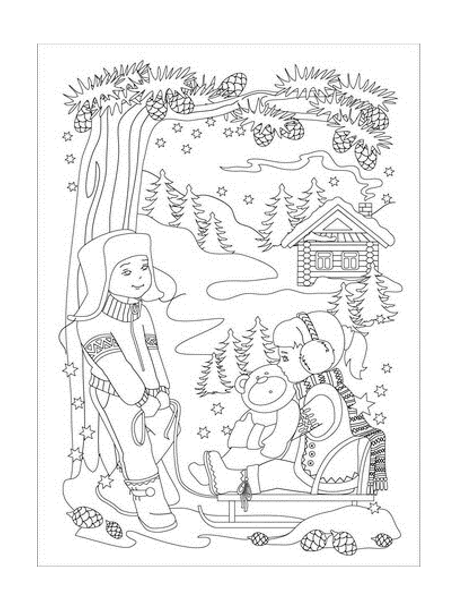 Happy Holiday Fun Coloring Book for Christmas product image (3)