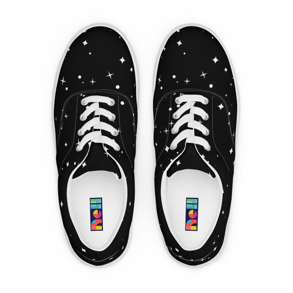 Starry Night Lace-Up Canvas Shoes product image (1)