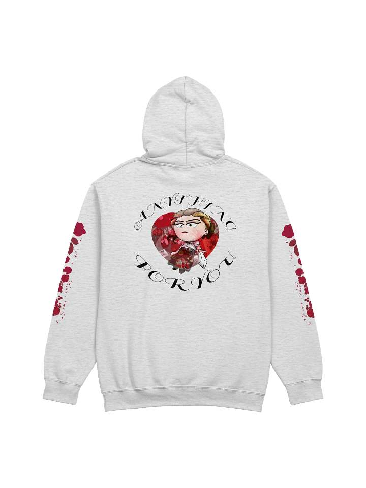 "ANYTHING FOR YOU" Chibi Ingrid Hoodie (with black text) product image (3)