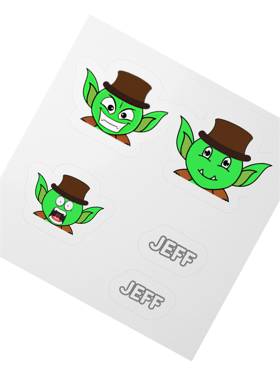 Jeff the GPS – Kiss Cut Stickers product image (4)