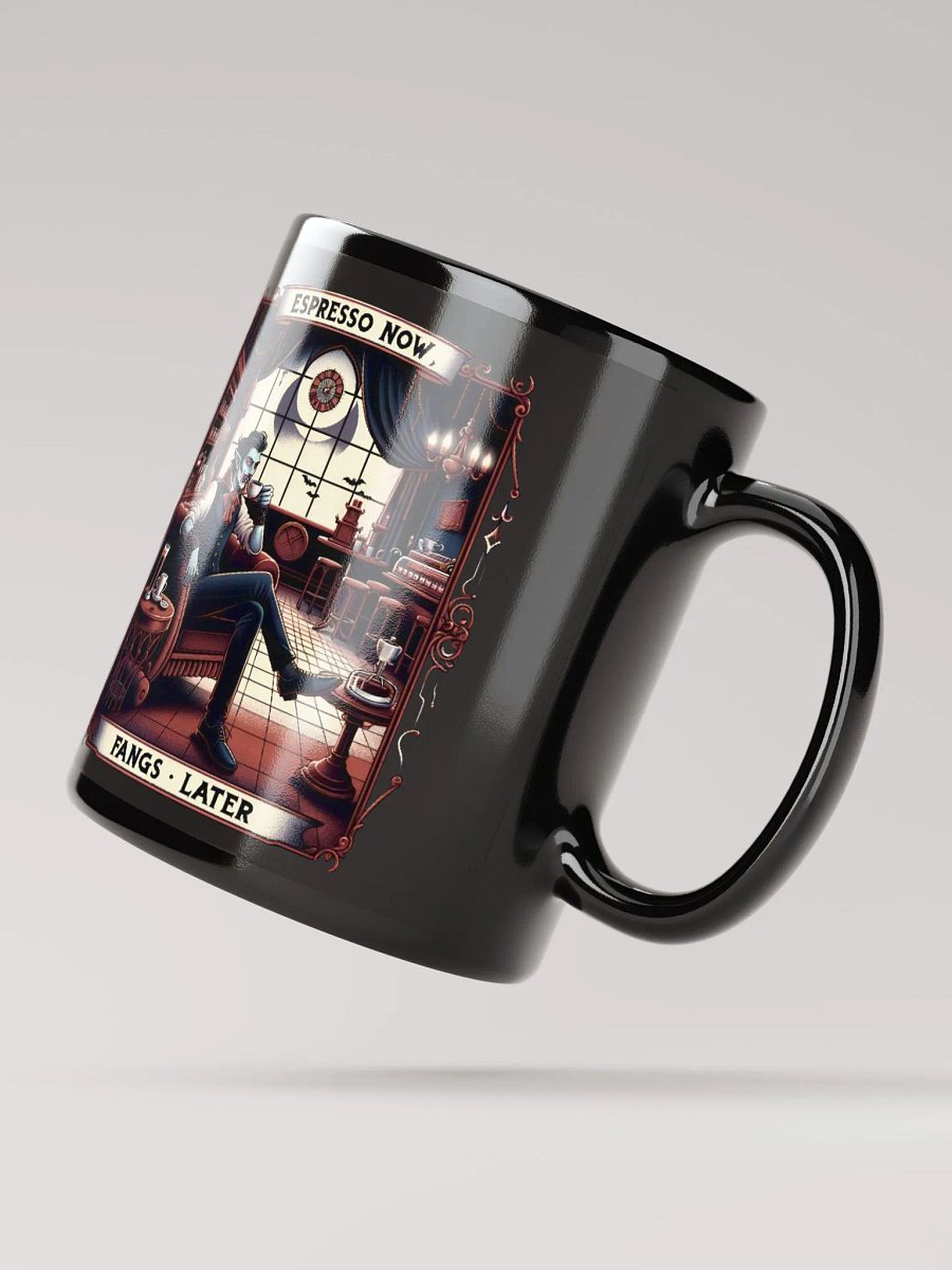 Espresso Now, Fangs Later - Vampire -Espresso- Mug. product image (6)