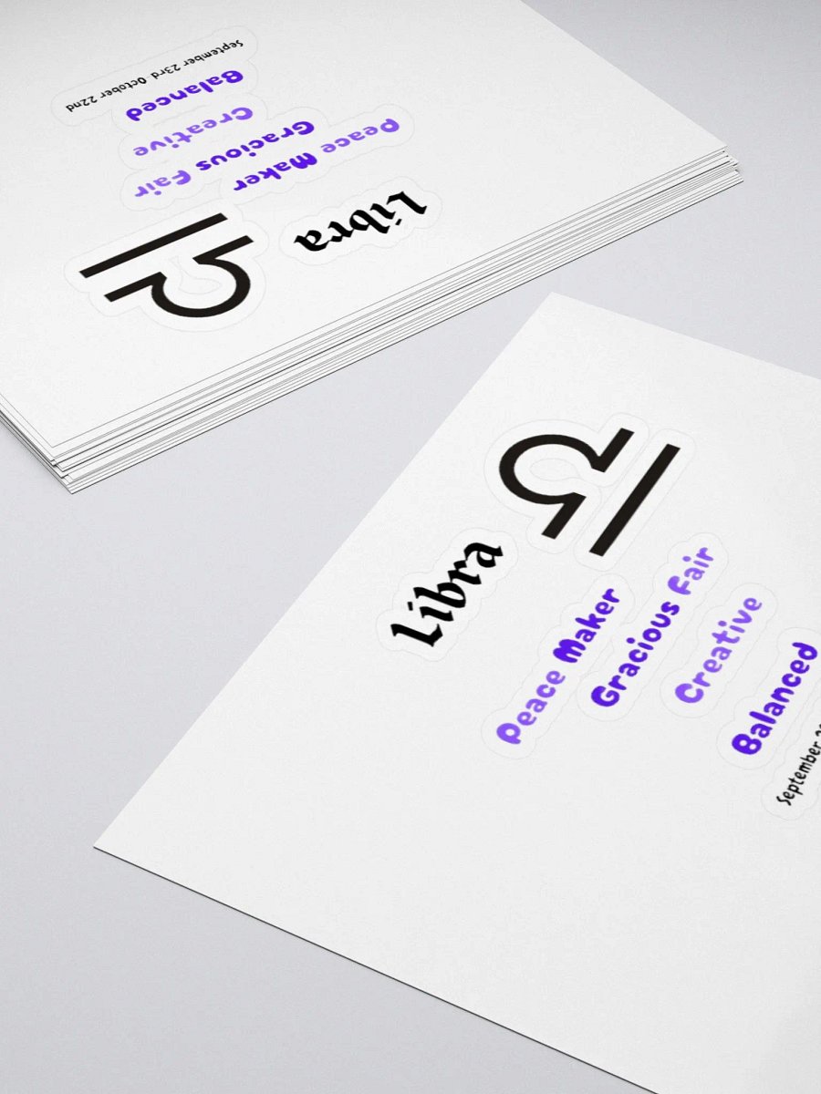 Libra Stickers product image (12)