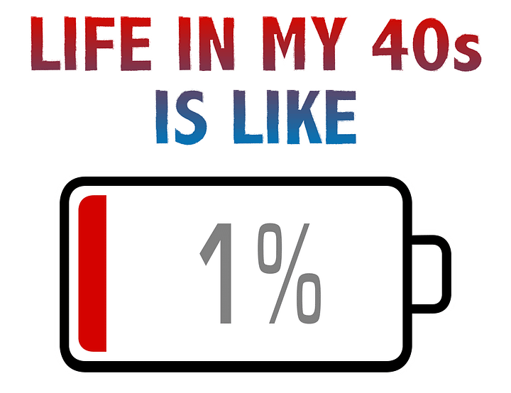 Life in My 40s is Like Battery at 1% T-Shirt product image (2)