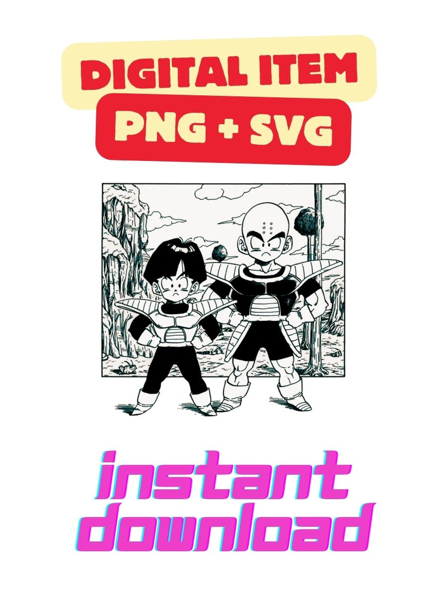Gohan & Krilin Design (Digital Product) product image (1)