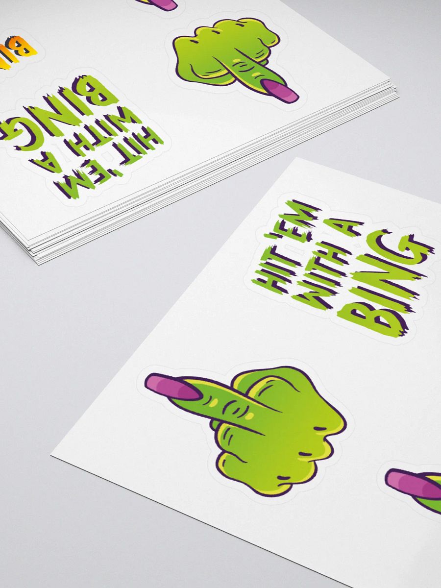 Hit 'em with a Bing Sticker Set product image (11)