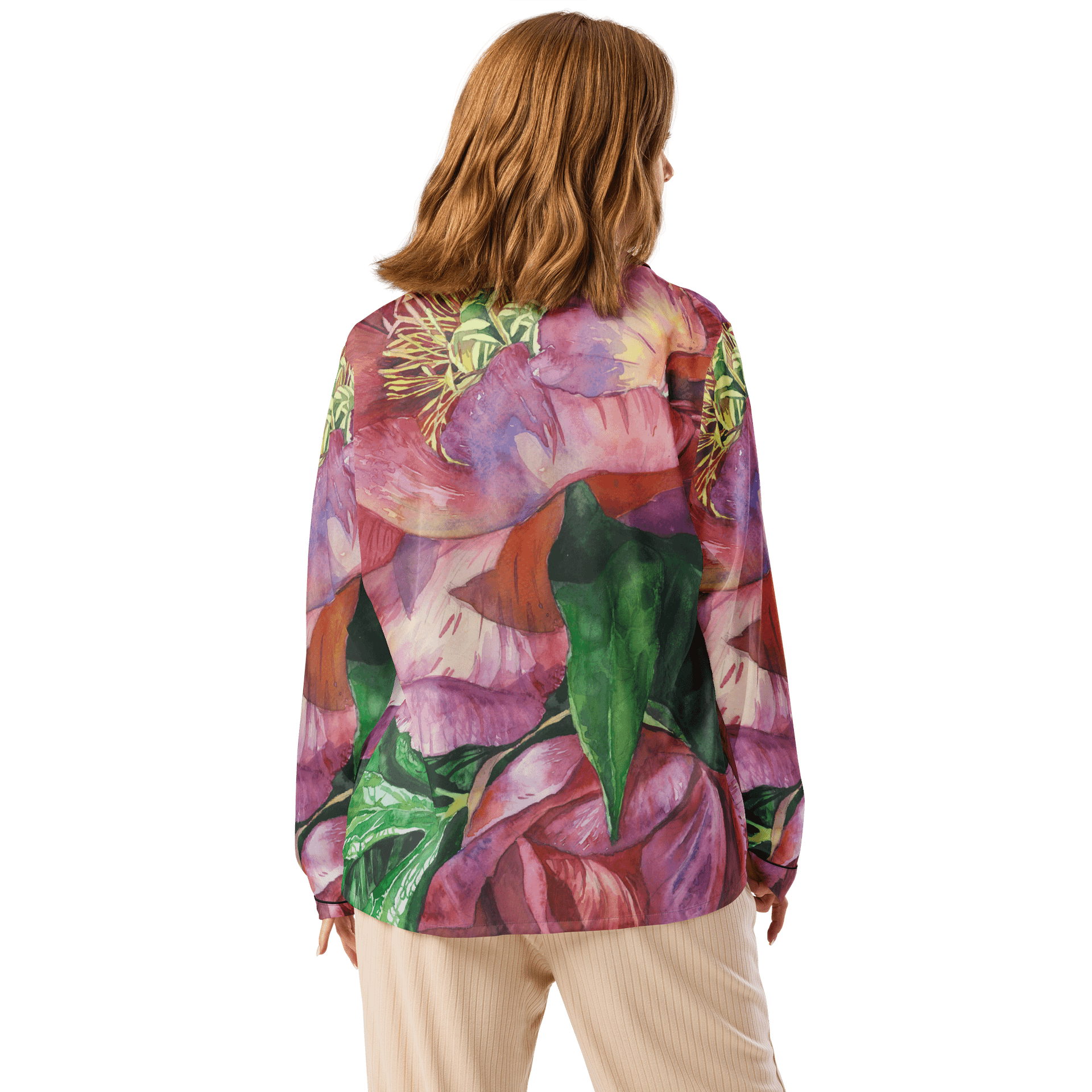 Peony - Women's Long Sleeve Pajama Top product image (2)