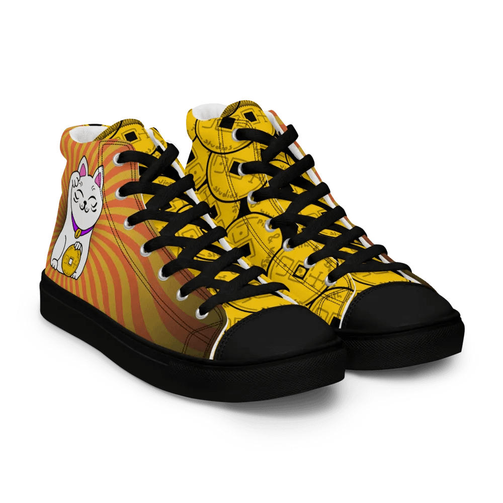 Maneki neko mens high tops product image (8)