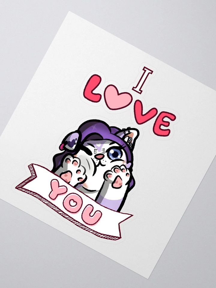 I love you sticker product image (5)