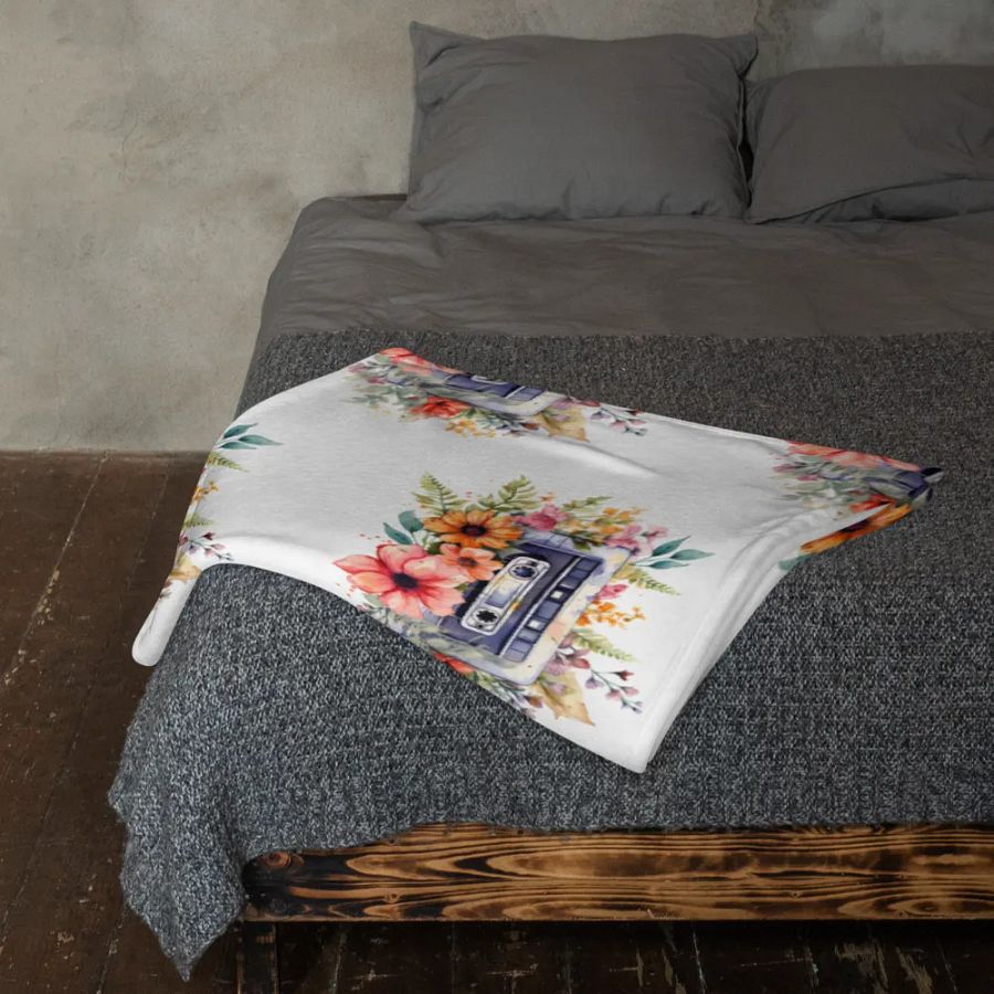 Cassette Flowers Blanket product image (11)
