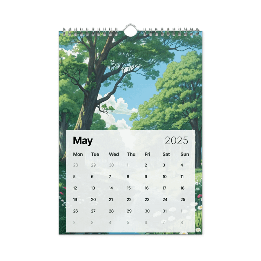 MAGICAL ANIME SEASONS WALL CALENDAR 2025 product image (10)