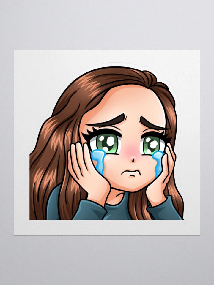 Anna Cry Emote Sticker product image (1)