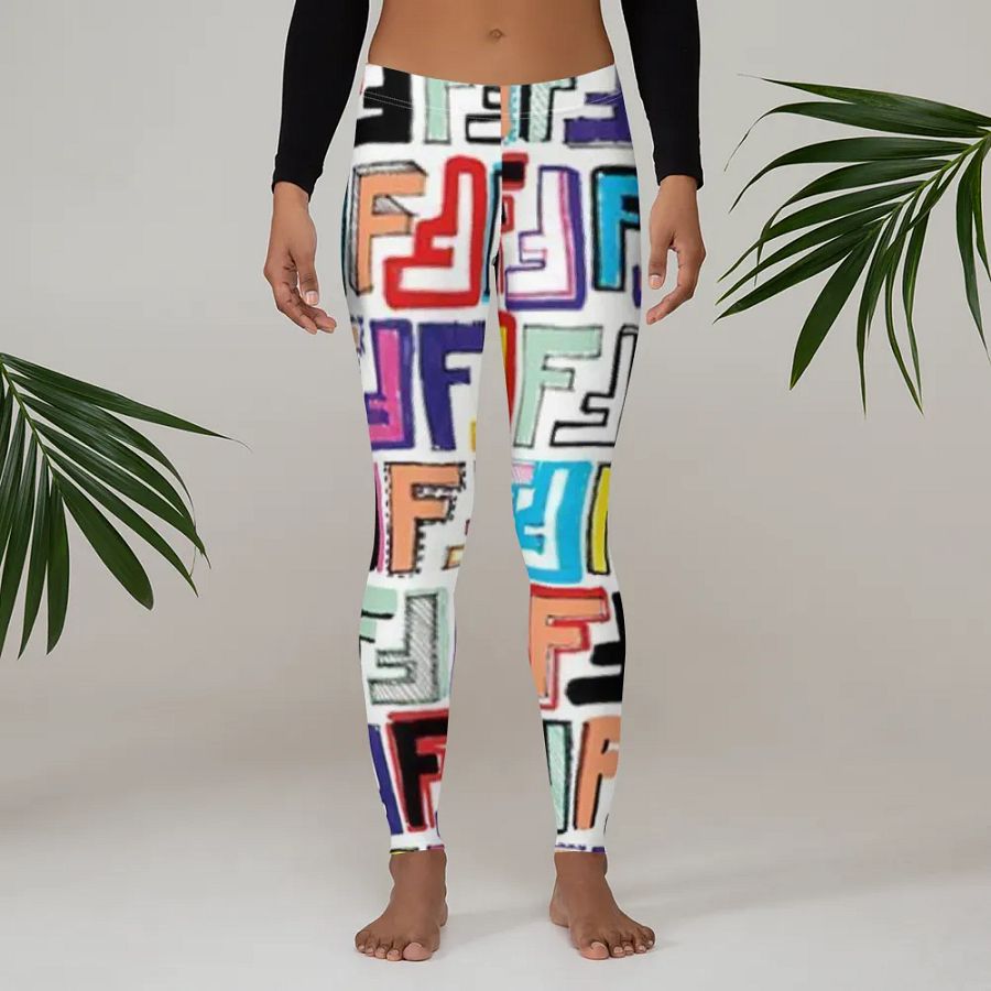 Leggings – Luxury Logo Print for Sophisticated & High-End Style product image (3)