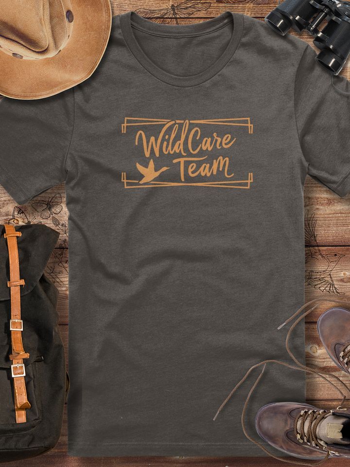 Wildlife Rehab Shirt, Animal Rescue Tee, Vet Tech Uniform, Wildlife Rescuer Gift, Bird Lover Unisex Graphic Tee, Wild Care Team T-shirt product image (1)