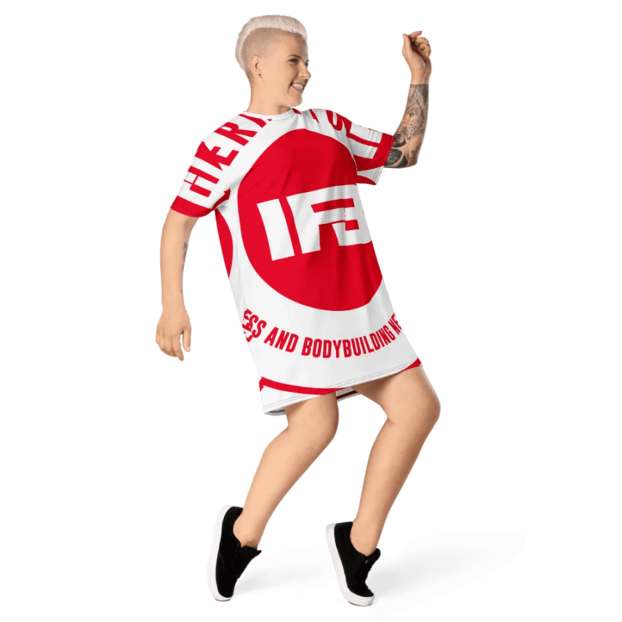 IFBNewsfeed.Org's All-Over Print T-Shirt Dress product image (5)