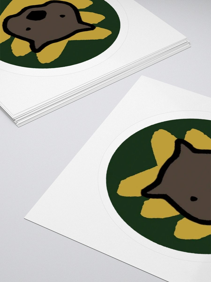 SGT Wombat Logo Round Sticker product image (12)