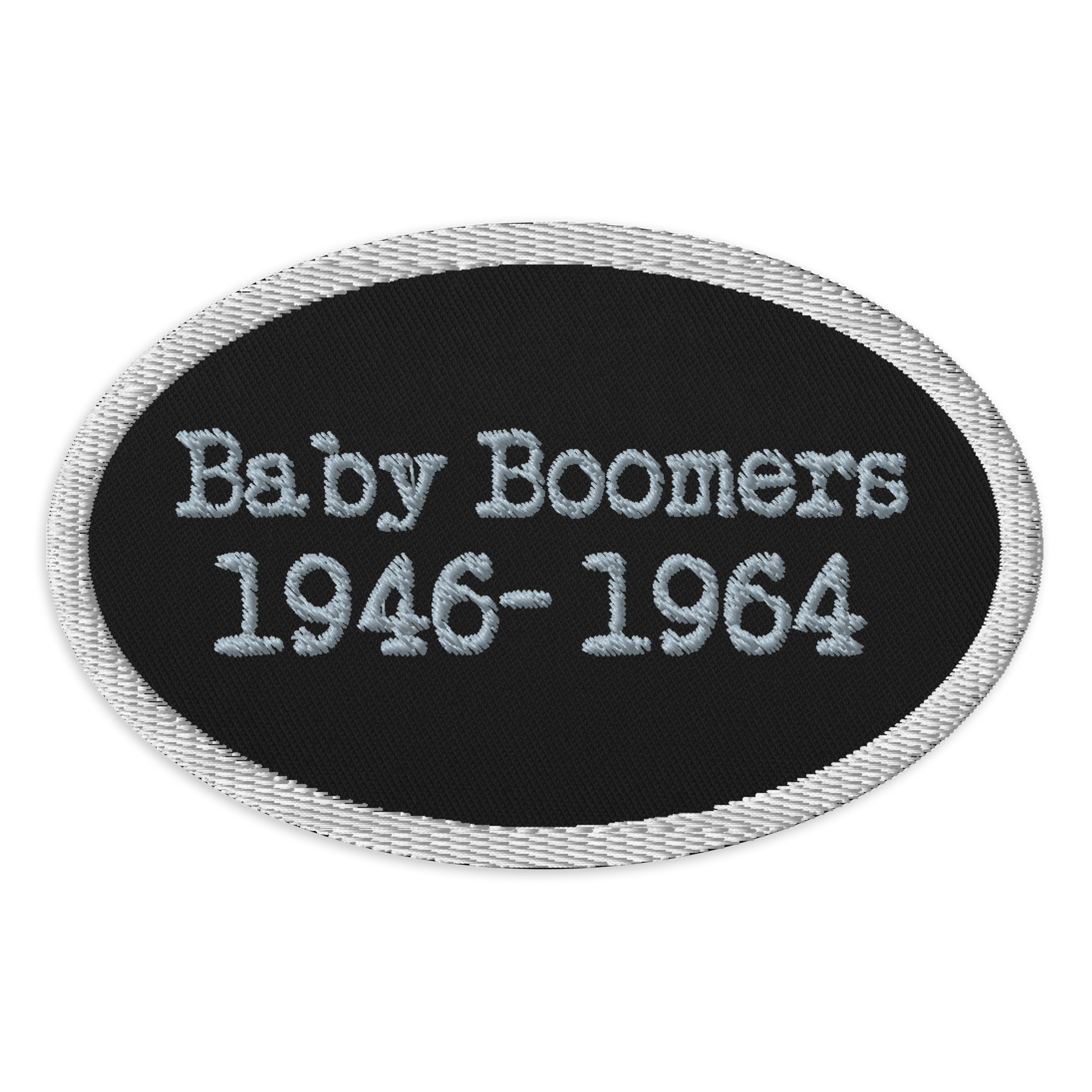 Baby Boomers 1946 - 1964 Embroidered Patch product image (1)