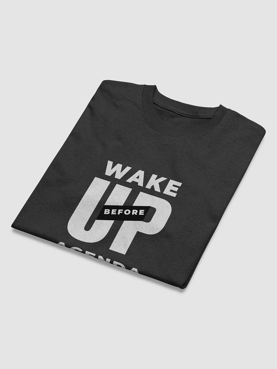 Heavyweight T-shirt Wake Up Before Agenda 2030 product image (28)