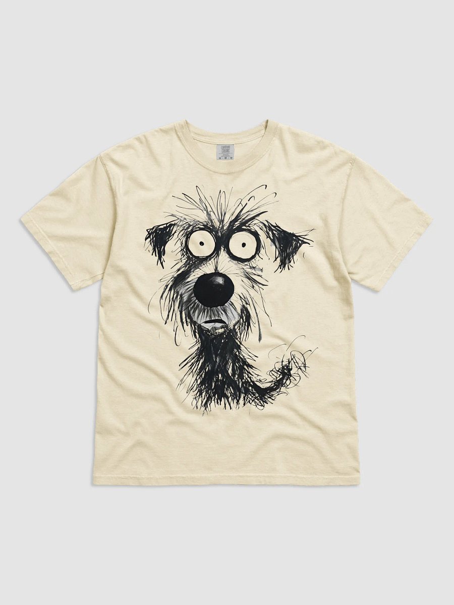 Whimsical Dog Sketch Comfort Color 1717 T-Shirt product image (4)