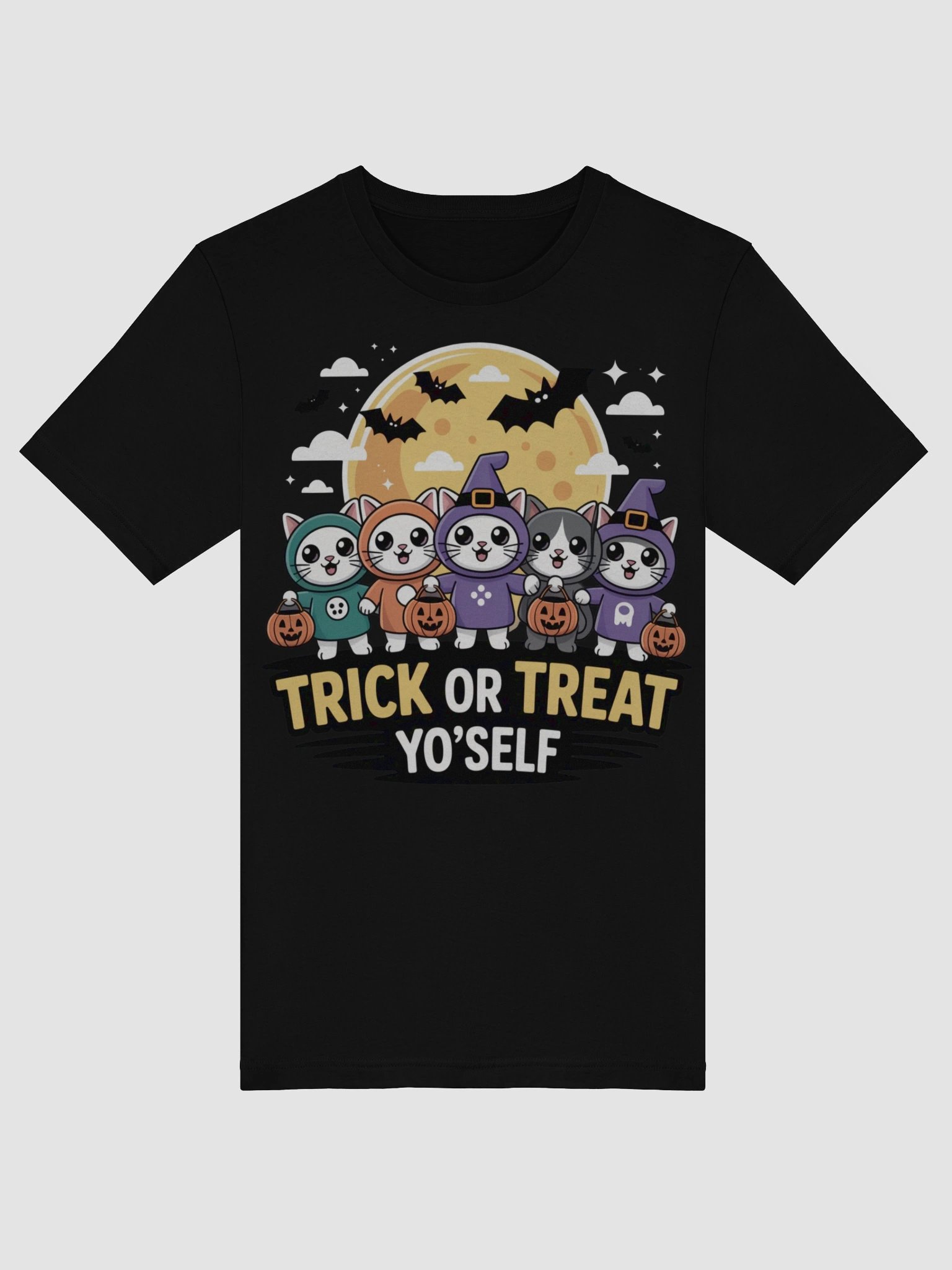 Halloween Cats Trick-or-Treat T-Shirt product image (47)