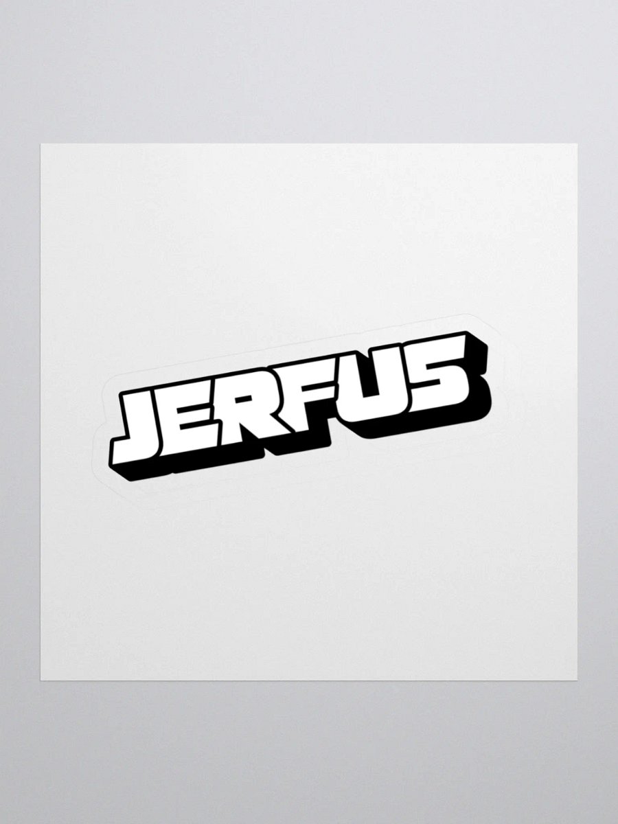 Jerfus Logo Sticker product image (1)