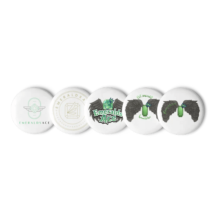 EmeraldsAce Button Pins product image (1)