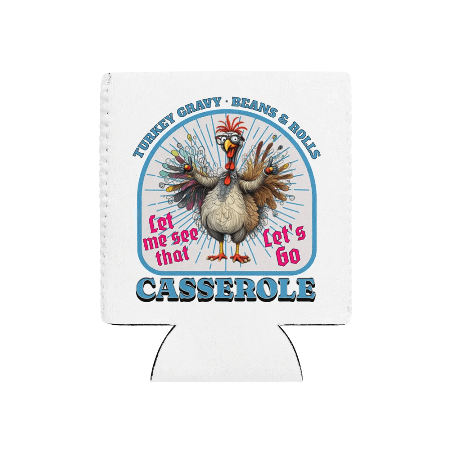 Turkey Gravy Beans And Rolls Casserole Quirky Can Cooler product image (1)