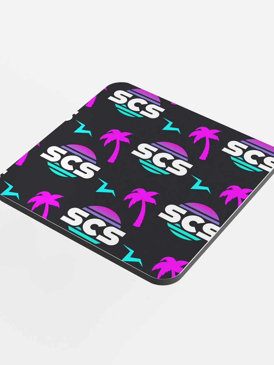 SCS GLOSSED CORK COASTER product image (4)