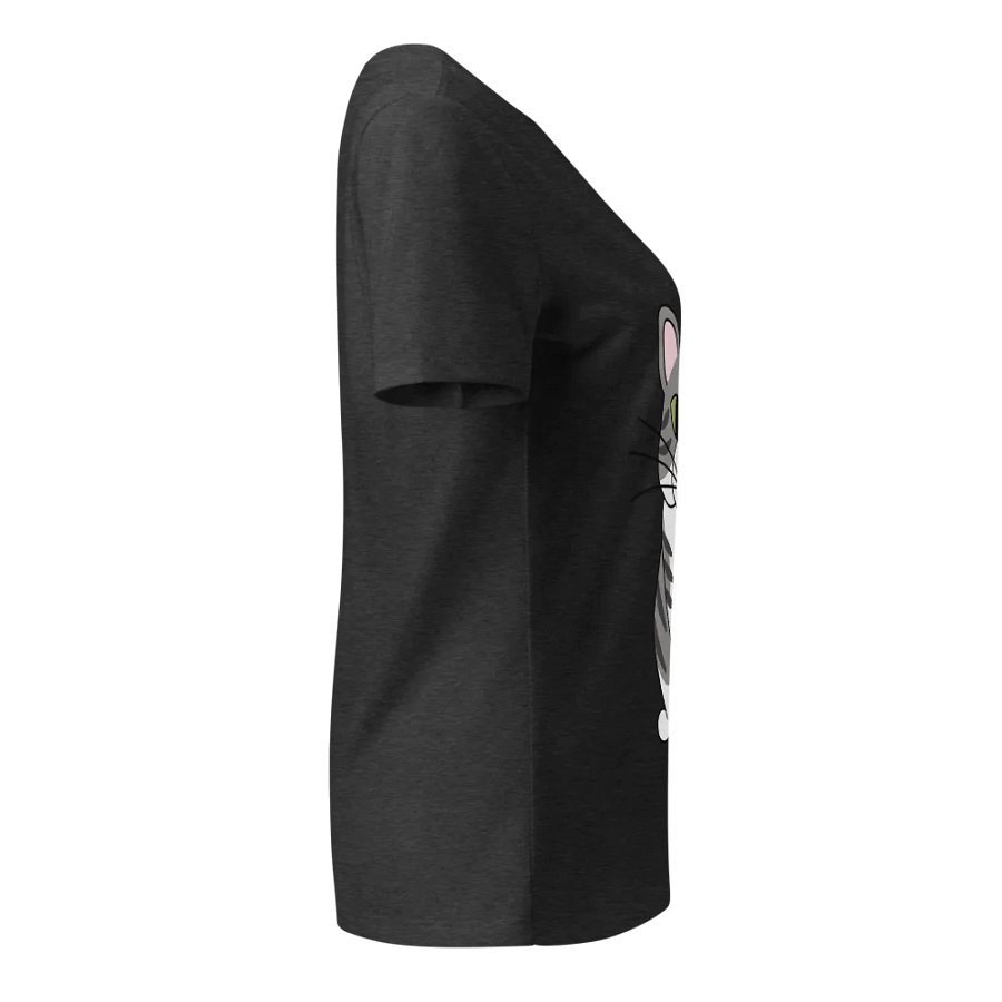 Tabby Cat Women's Relaxed V-Neck Tee product image (14)