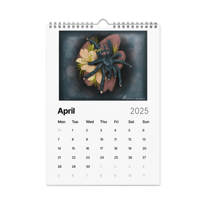 2025 Tarantula Calendar product image (1)