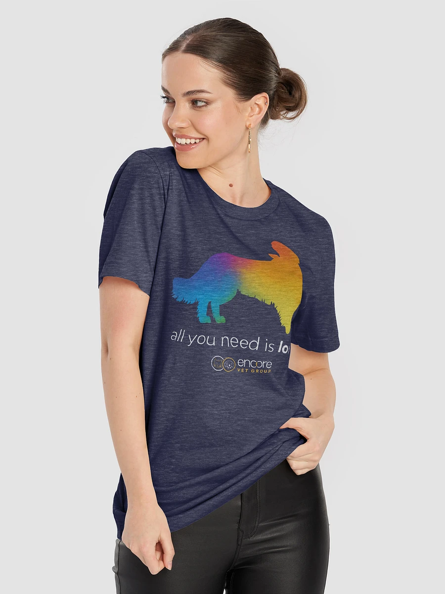 Encore All You Need Is Love Pride Bella+Canvas T-Shirt product image (8)