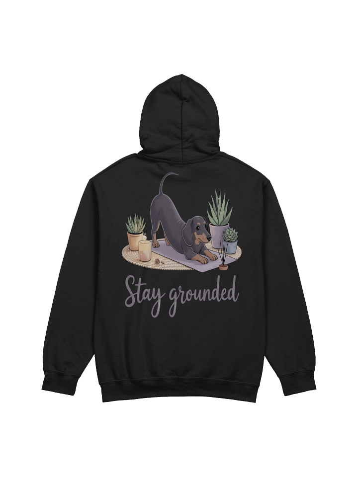 Stay Grounded Dachshund Yoga Hoodie product image (5)