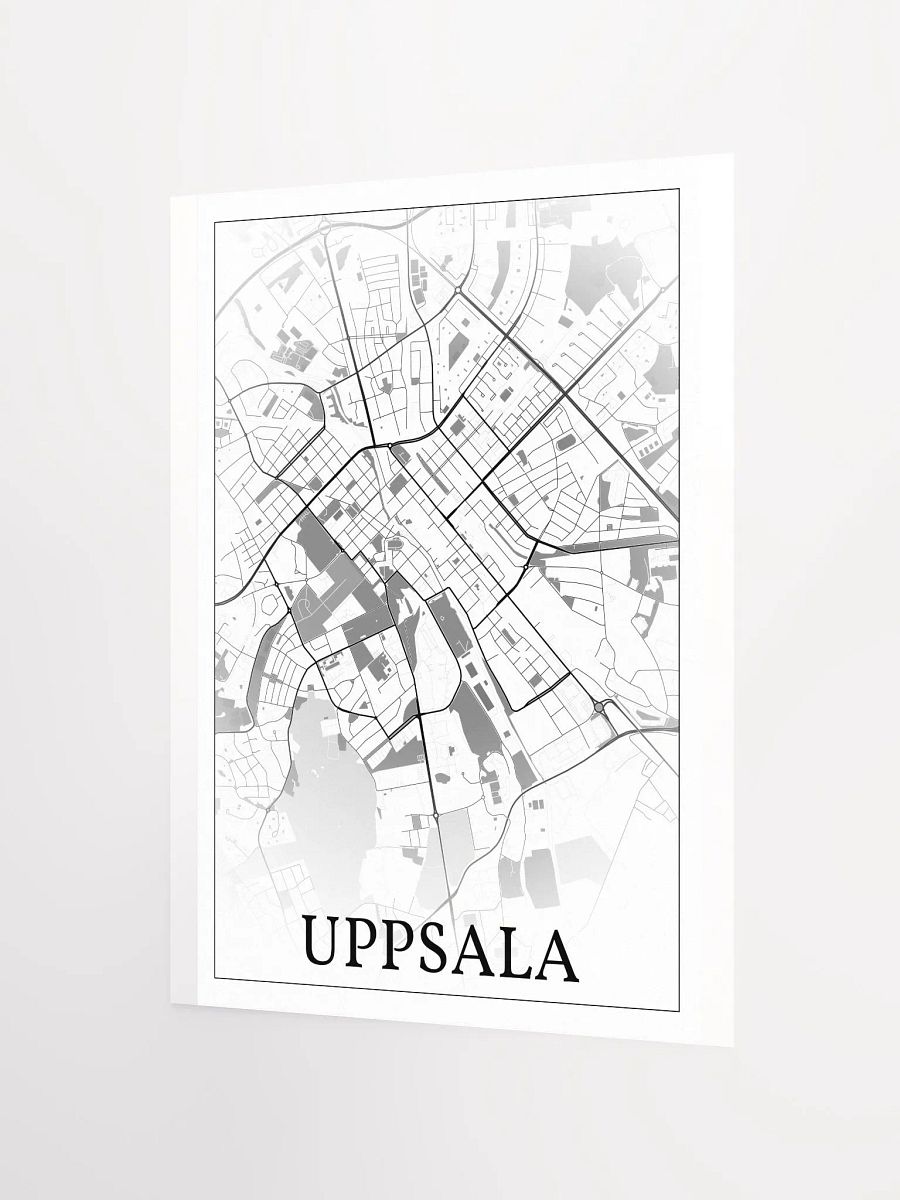 Uppsala, Sweden, city map print product image (8)