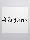 wanderer hand lettering sticker product image (1)