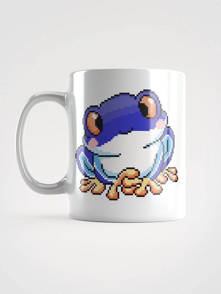 Dark Blue Rip the Frog White Glossy Mug product image (1)