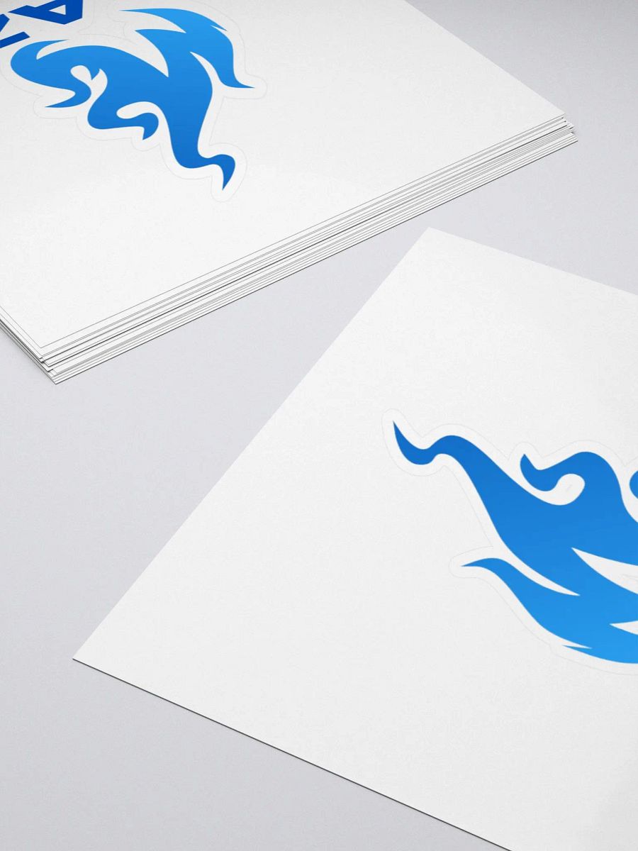kiss cut blaze logo sticker product image (10)