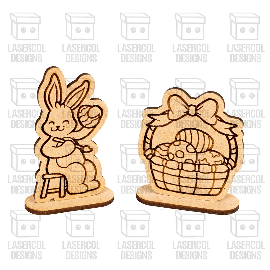 Easter Cutouts With Base Set 1 - Laser Cut Files product image (7)