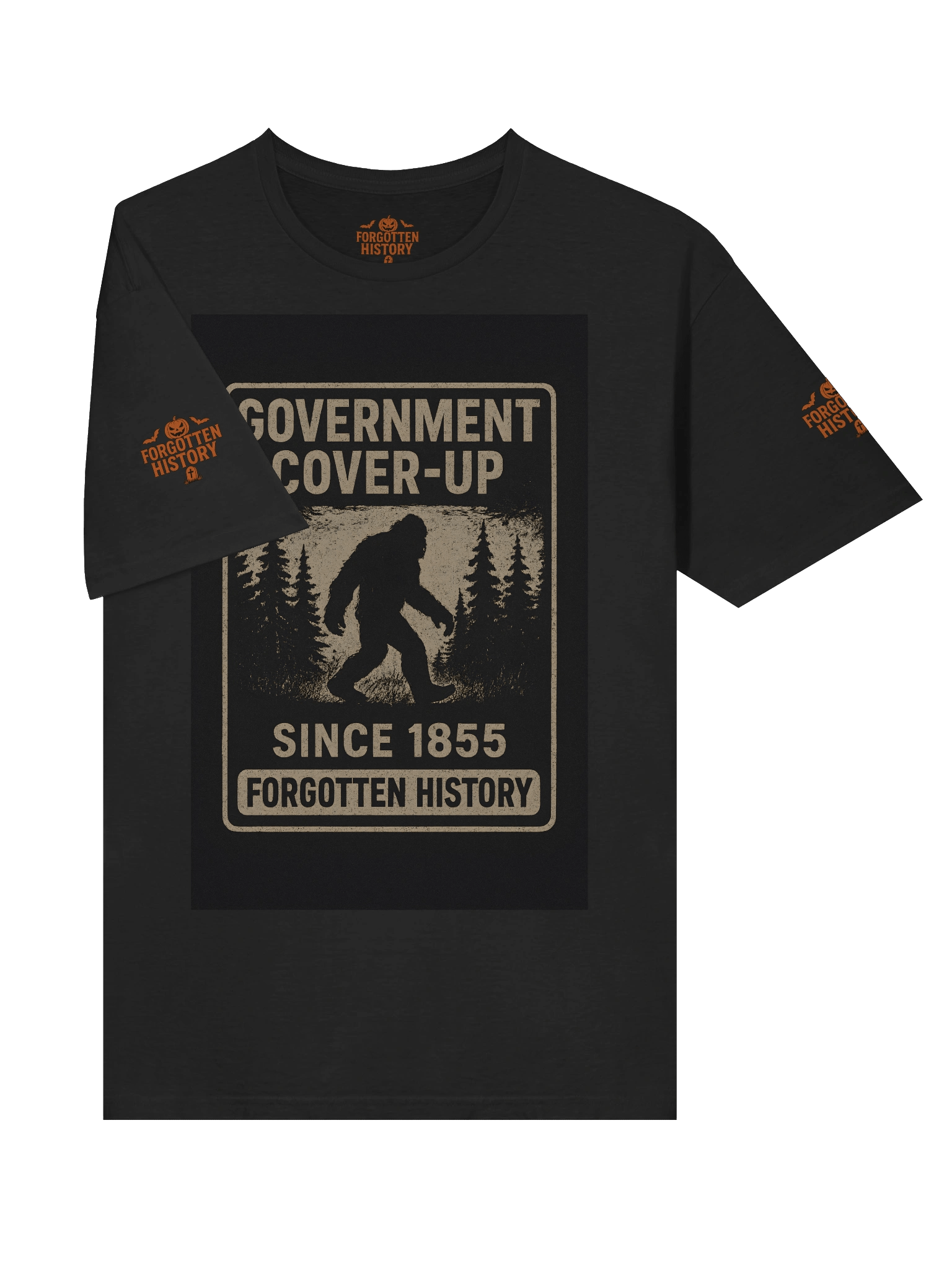 Bigfoot’s Haunted Forest – Halloween T-Shirt product image (5)