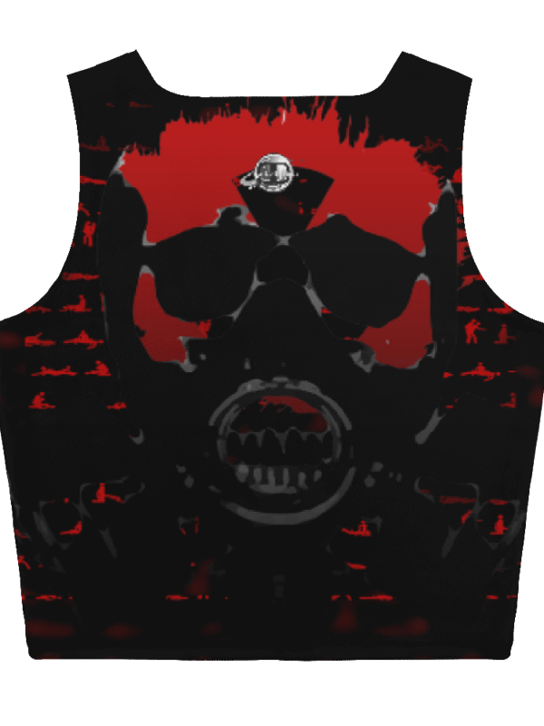 Gas Mask - Skull | All-Over Crop Top product image (4)