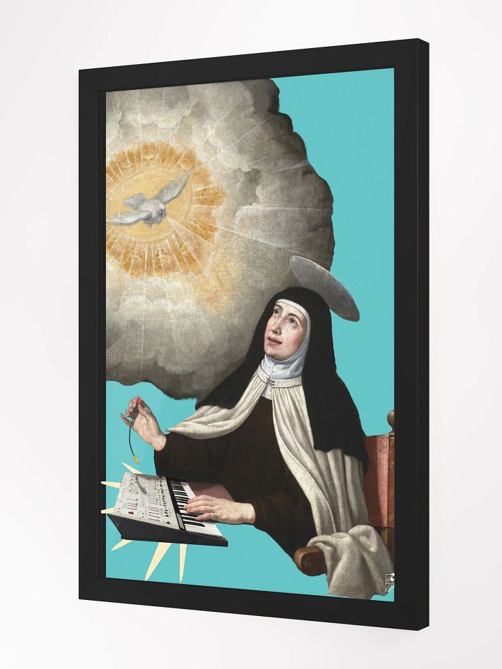 Santa Teresa de Odyssey by Frank Fonik (ARP Odyssey), Techno EDM Framed High Quality Matte Poster product image (2)