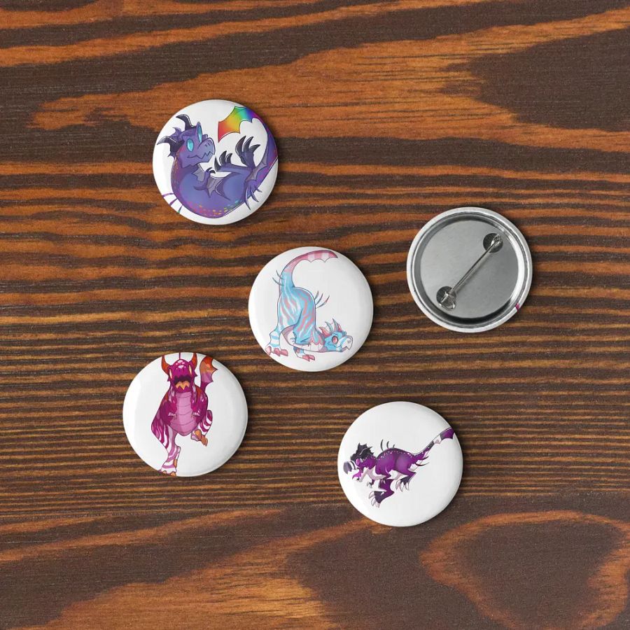 Whimsical Nycta Pin Button Set product image (9)
