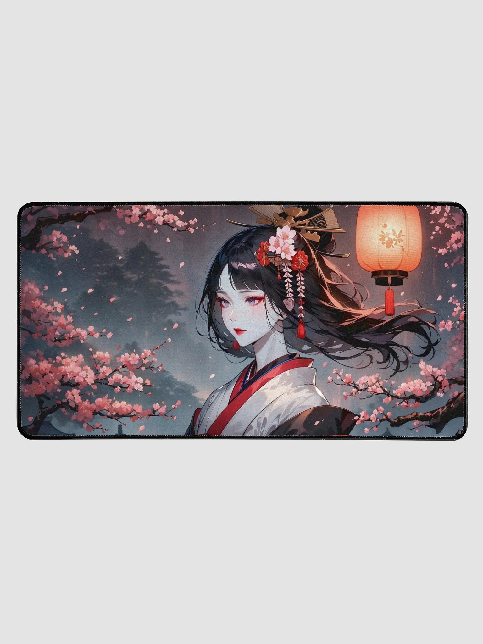 Forever You, Forever Me" Cherry Blossom Desk Mat – Elegant & Inspiring Mouse Pad 🌸 product image (1)