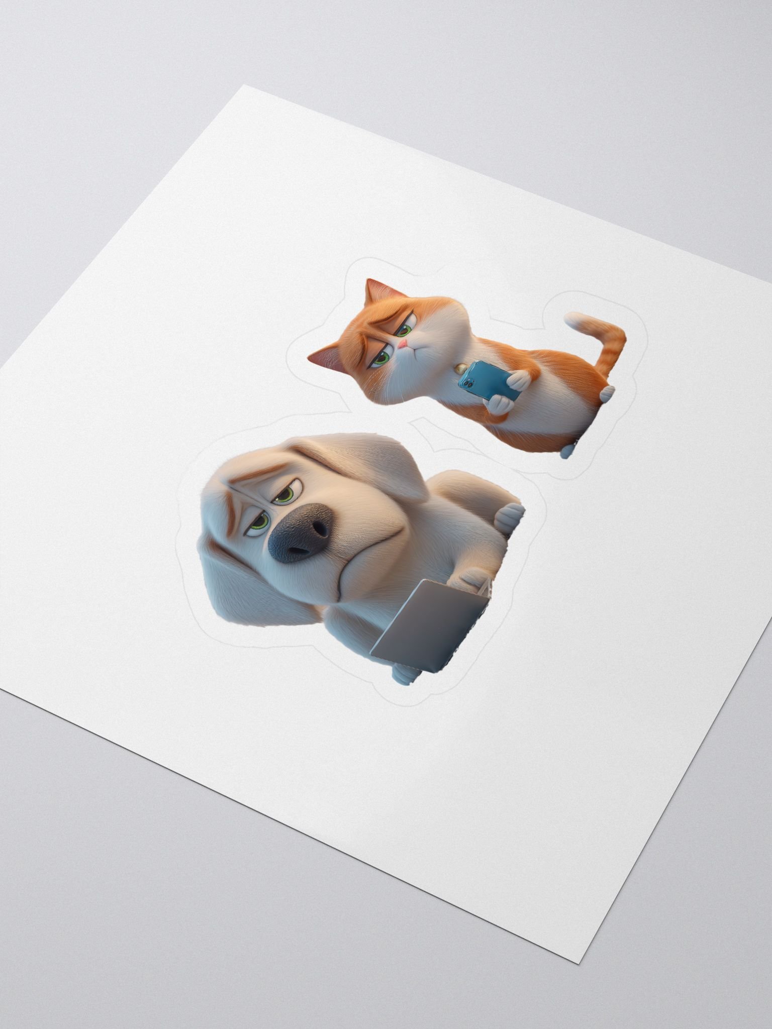 Tech-Savvy Pals Kiss-Cut Stickers product image (3)