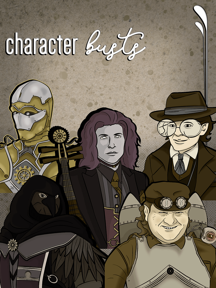 bust character art || emmy's art stuff product image (1)