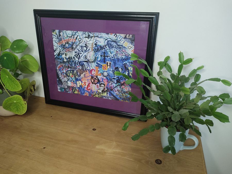 Punk Inspired Digital Art Print (size varies so please check listing details) product image (1)