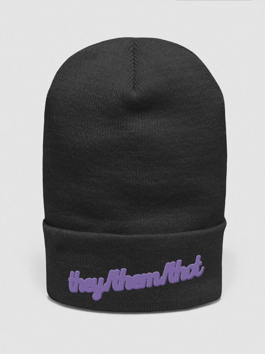 they/them/thot beanie product image (1)