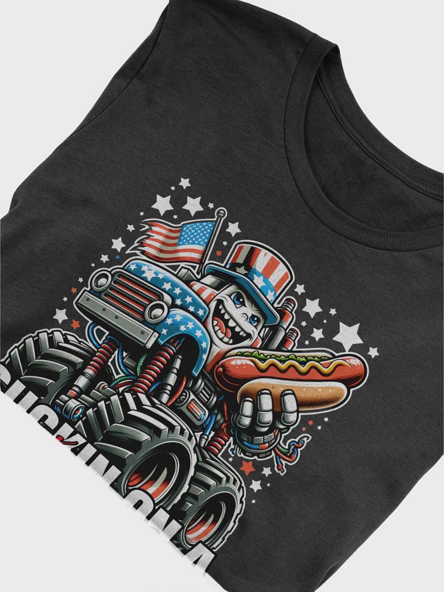 America hot dog lover shirt, funny USA national food Tshirt, America cartoon food tee product image (5)